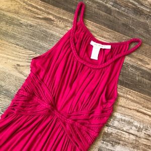 Unique vibrant pink dress